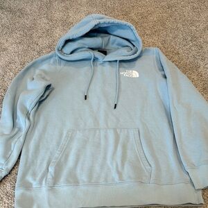The North Face Women’s Medium light blue hoodie